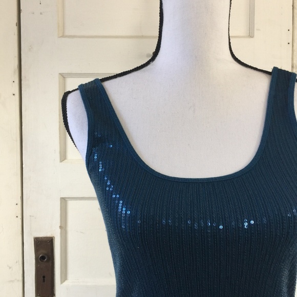 😊Express Sequin Cotton Tank Top - Picture 2 of 6